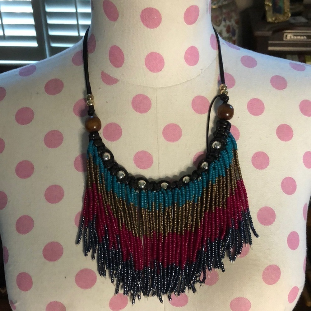 Boho Beaded Necklace